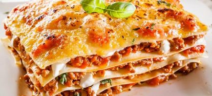 Lasagna - rețete de gătit acasă