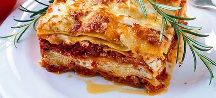 Lasagna - rețete de gătit acasă