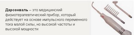 Лікування атопічного дерматиту апаратом дарсонваль