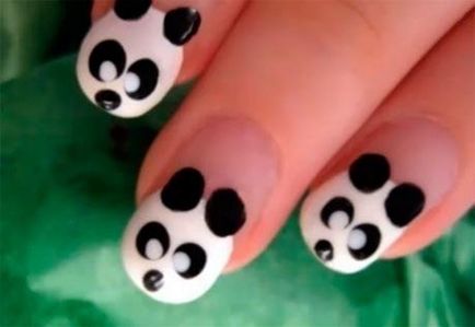 Літній манікюр «весела панда», гарні нігті - додаток твого образу
