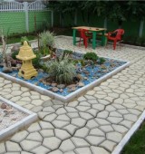 Кращі варіанти садових доріжок своїми руками з бетонних плит, каменю і дерева