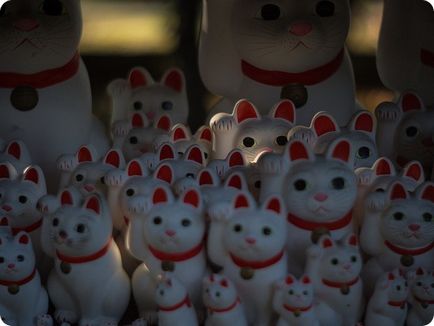 Maneki-neko - japoneză - pisică de fericire