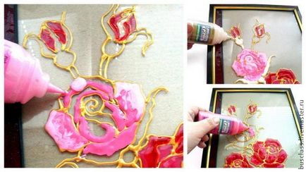 Робимо вітраж «троянди» - ярмарок майстрів - ручна робота, handmade
