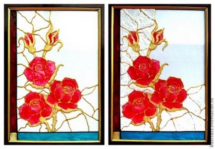 Робимо вітраж «троянди» - ярмарок майстрів - ручна робота, handmade