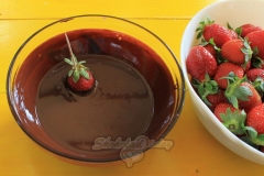 Mesterkurzus chocolatier, hogyan lehet egy tál csokoládé eper