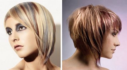 Kiemeli a rövid haj - stílusos színezés lehetősége nyílik egy világos képet