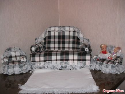 Mk canapea și fotolii pentru păpuși - jucării cu mâinile lor - mame țară