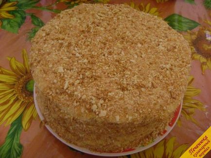 Nedves torta Napoleon (lépésről lépésre recept fotókkal) (receptek saláta) Nedves szűrőlepényt Napoleon (lépésről lépésre recept fotók)