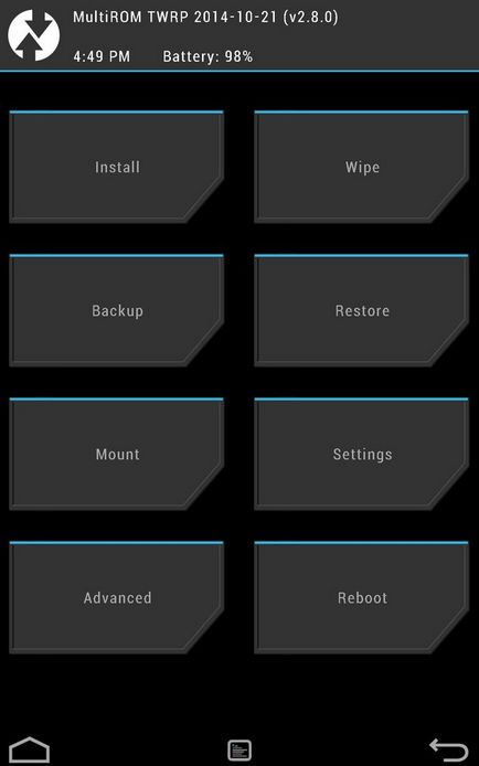 Multirom - установка декількох прошивок на android