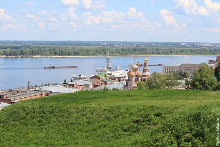 Fedorov Quay Nyizsnyij Novgorod - elegáns - egy labirintus - Oka a lejtőn, klub