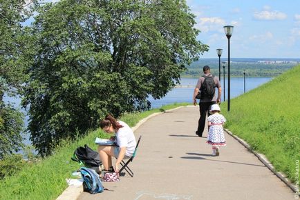 Набережна Федоровського в Нижньому Новгороді - витончений - лабіринт - на Окском схилі, клуб