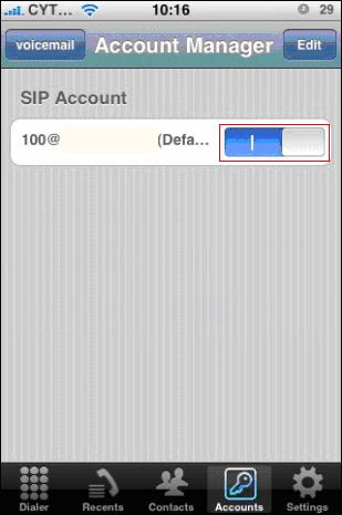 Налаштування isip (софтфон для apple iphone) для роботи з 3cx phone system