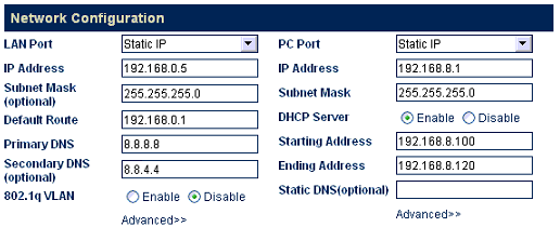 Configurarea gateway-ului goip8 voip-gsm