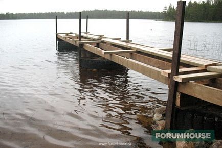 Облагороджуємо ставок, або домашній пірс своїми руками