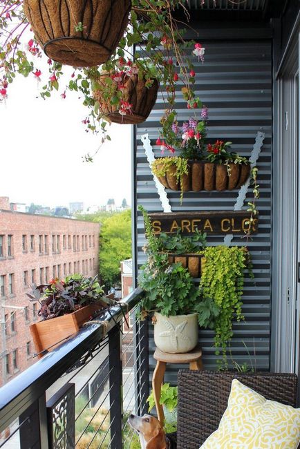 Dotăm grădina pe balcon cu 10 idei
