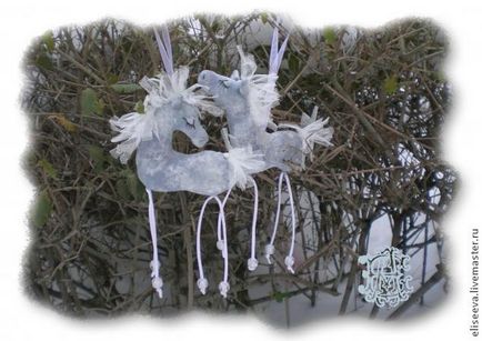 Дуже снігові конячки - ярмарок майстрів - ручна робота, handmade