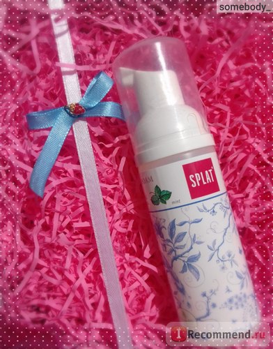 Очищаюча пінка для зубів і ясен splat mint (з ароматом швейцарської м'яти) - «★ порятунок для