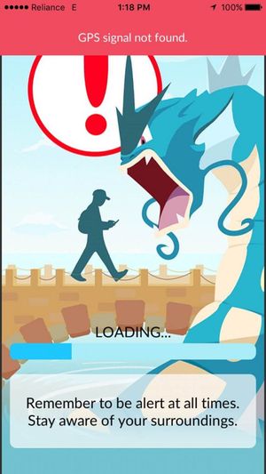 Помилка - gps signal not found - і - failed to detect location - в pokemon go