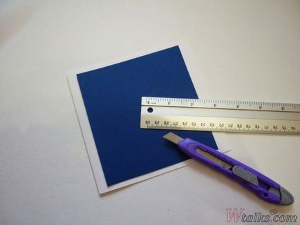 Carte poștală cu panglică cu mâinile - clasă de master cu fotografie
