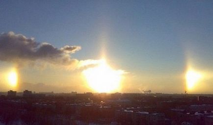 Înainte de înghețuri, trei săniți s-au ridicat peste Ekaterinburg: soarele