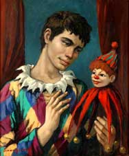 Pierrot és Harlequin két maszk, két arca „- Ivanovo Oblast Könyvtár Gyermek és ifjúsági