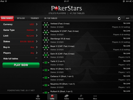 Pokerstars (poker stars) скачати на айфон з ios і встановити з app store