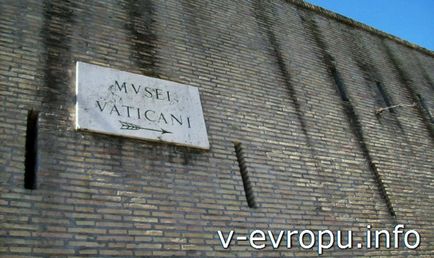 Látogatás a Vatikáni Múzeumok, a gyakorlatban