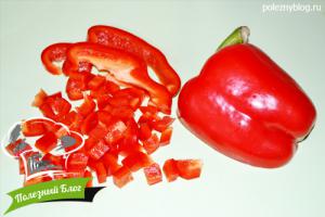 Покроковий фото-рецепт салату з топінамбура з помідорами чері і солодким перцем, салати, корисний