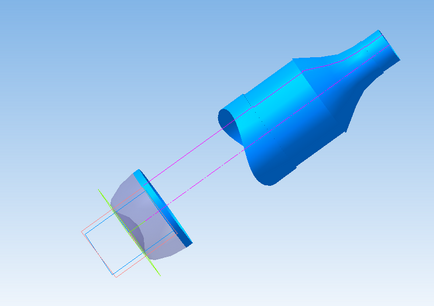 Egy iránytű felülete 3d, a felszínen a vegyületet