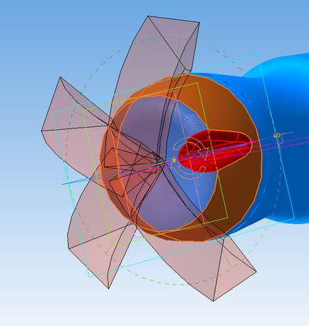 Egy iránytű felülete 3d, a felszínen a vegyületet