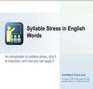 Regulile stresului în engleză, engleză pentru călătorii