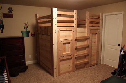 Exemple de paturi supraetajate care vor economisi spațiu în cameră
