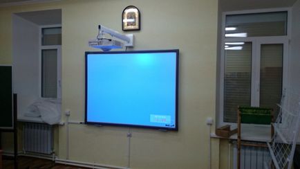 Exemple de instalare a tabloului interactiv