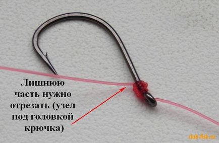 Puneți cârligul în așa fel încât să nu vă speriați de portalul de informare și divertisment al pescuitului de pește