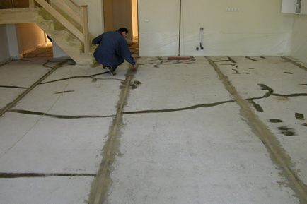 Коркове покриття на підлогу, укладання коркового покриття, покроково