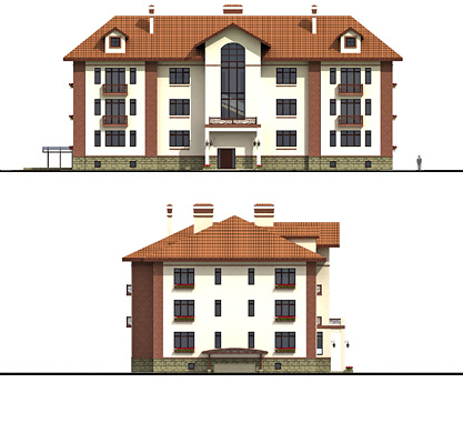 Proiect de clădire de apartamente cu 18 apartamente, atelier de proiect architect4u