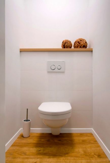 Проект дизайну маленького туалету (1, 2-1, 5 метр квадратний)