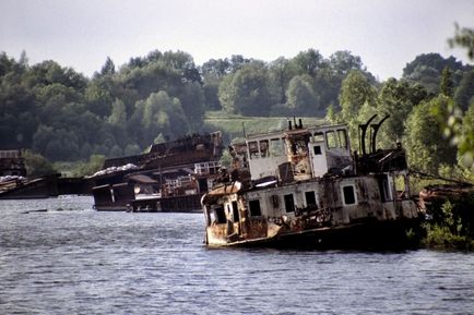 Ideea de râu pripyat a râului în timpul prezent