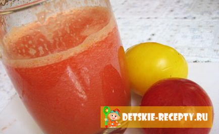 Рецепт томатного соку з помідорів - томатний сік для дітей і немовлят, дитячі рецепти, страви