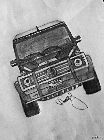 Desene în creion Mercedes geldwangen