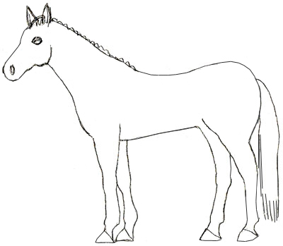 Rich man cheat Red date Desenați o desen creion pas cu pas - cum să desenați un cal în etape,  trasând un