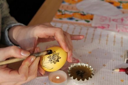Розпис яєць воском майстер-клас в домашніх умовах з фото і схемами