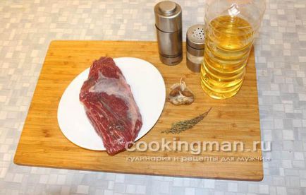 Roast beef - gătit pentru bărbați