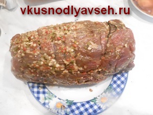 Roast beef - fel de mâncare delicioasă din carne, rețetă foto pas cu pas