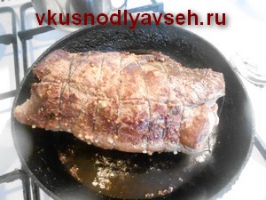 Roast beef - fel de mâncare delicioasă din carne, rețetă foto pas cu pas
