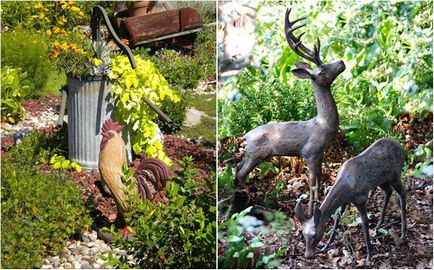 Garden скулптура как да се намери място за статуята в градината