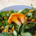 Салат з груздями оригінальна грибна закуска, грибний сайт