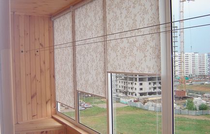 Perdele pe ferestrele glisante de pe balcon cum să aleagă