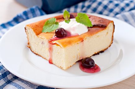 Cheesecakes din reteta de brânză de vaci cu iaurt