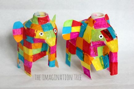 Elephant műanyag kannák (műanyag) Elefánt a műanyag kanna